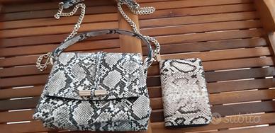 Borsa mini bag Zara + portafoglio Mango
