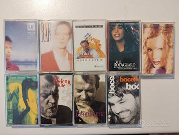 Lotto di 9 cassette musicali anni  '90