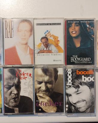 Lotto di 9 cassette musicali anni  '90