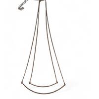 Collana doppio filo semi rigida