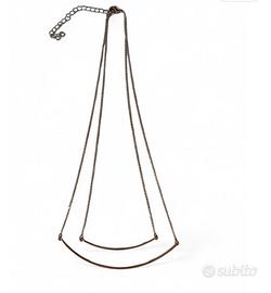 Collana doppio filo semi rigida