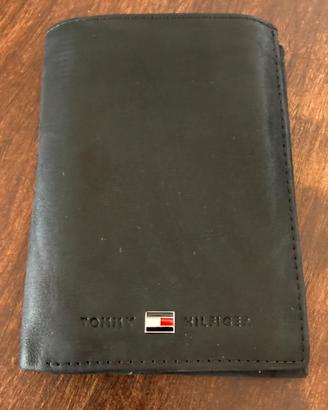 Portafoglio Tommy Hilfiger Uomo in Pelle Nera