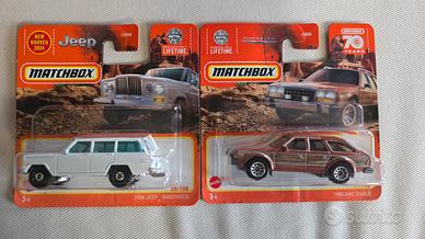 Matchbox Jeep Wagoneer 1964 + Amc Eagle 1980.
