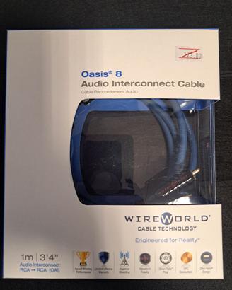 Cavi di segnale RCA Wireworld Oasis 8 – Coppia 1m