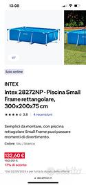 Piscina intex 300x200x75