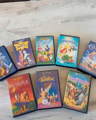 Lotto 8 VHS Disney originali