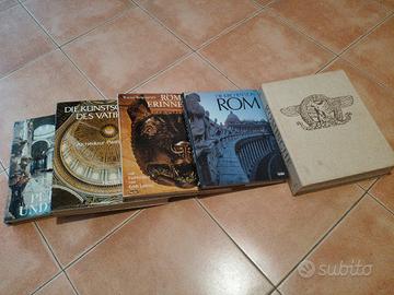 Lotto 5 Libri d'arte Roma e Vaticano in tedesco