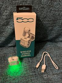 Auricolari RGB Bluetooth Wireless Fiat Trasparenti