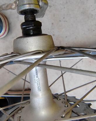 ruota posteriore bicicletta da corsa