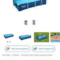 Piscina fuori terra **Bestway Steel Pro 4x2 m comp