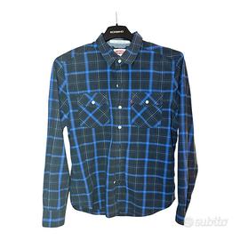 Camicia Levi’s uomo a quadri blu e nera – M