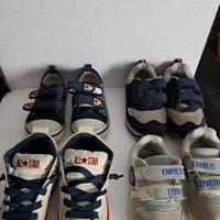 Lotto 4 scarpe bimbo/a taglia 28