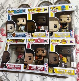 Lotto 6 Funko Pop NBA