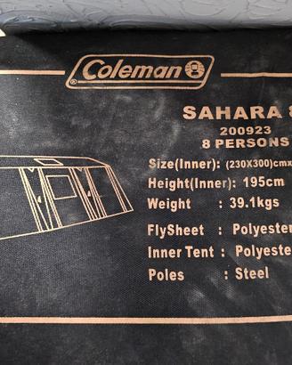 Coleman Sahara 8 tenda campeggio 8 persone
