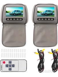 Lettori Video per Poggiatesta per Auto, 2 Pezzi