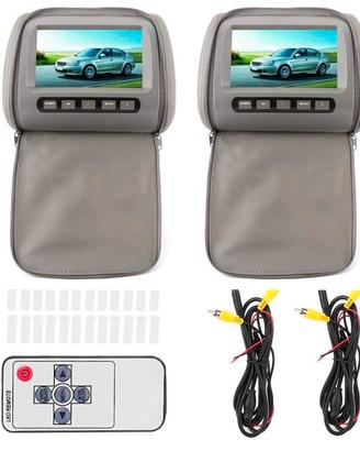 Lettori Video per Poggiatesta per Auto, 2 Pezzi