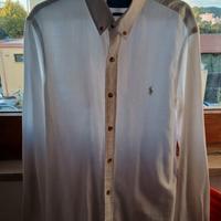 CAMICIA RAPLH LAUREN SLIM FIT BIANCA UOMO M