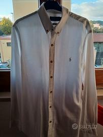 CAMICIA RAPLH LAUREN SLIM FIT BIANCA UOMO M