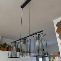 Lampadario industrial Eglo Loncino