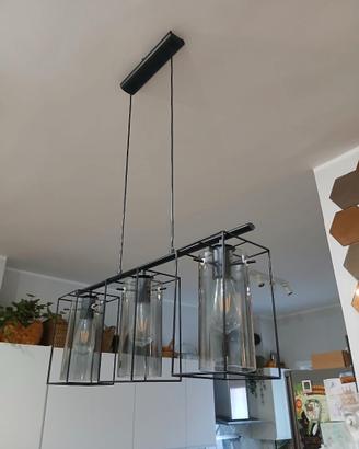 Lampadario industrial Eglo Loncino