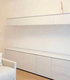 Molteni PassWord laccato bianco opaco con luce LED