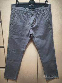 Pantalone uomo grigio chiaro come nuovo 