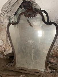 Specchio antico con cornice