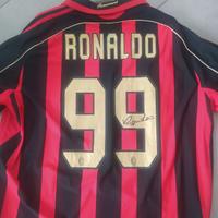 Maglia Ronaldo Milan autografata