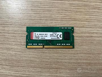 Ram 4GB DDR3L 1600Mhz Kingston