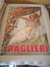 manifesto poster pubblicitario Paglieri Boccasile