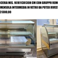 VETRINA PASTICCERIA MIS. 161X113X130H CM