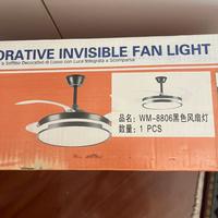 ventilatore con luce a led