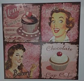 Pannello vintage Cupcake Kitchen
by Dejoratief