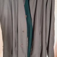 TRENCH HILTON colore verde scuro prim/estate