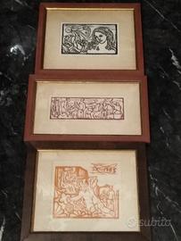 Ensemble di litografie Adriano Vavan