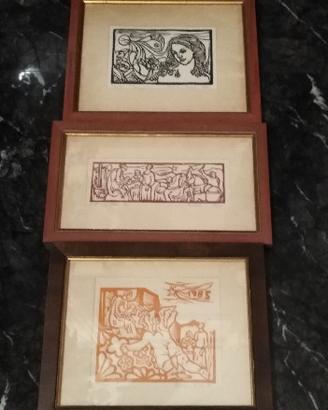 Ensemble di litografie Adriano Vavan