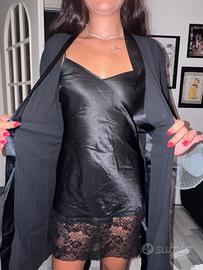 Kimono Yamamay Nero Nuovo con Etichetta