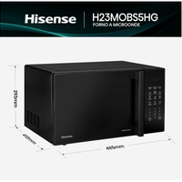 Hisense Forno Microonde Grill  23L 800W