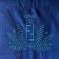 Fendi Scialle Blu Elettrico