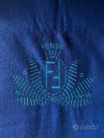 Fendi Scialle Blu Elettrico