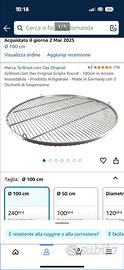 Griglia Bbq acciaio diametro 100 cm