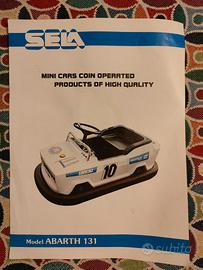 Scheda tecnica auto a gettoni Sela Fiat 131 Abarth