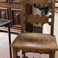 Sedia trono d’epoca