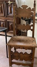Sedia trono d’epoca