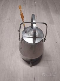 fusto bidone inox