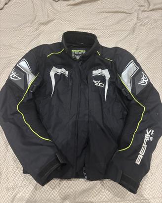 Giacca moto traforata