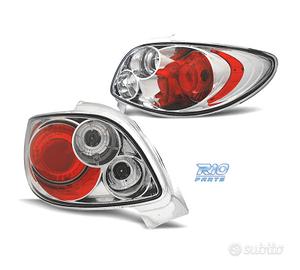 FANALI PEUGEOT 206 CC 98-09 LOOK LEXUS CROMO