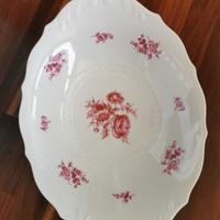 Richard Ginori vassoio raro museo fiori magenta 