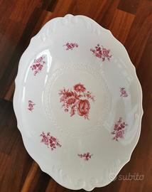 Richard Ginori vassoio raro museo fiori magenta 