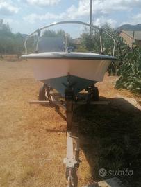 Barca in vetroresina motore 40 cavalli yamaha